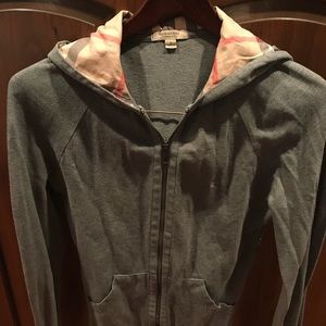 Burberry Light zip up hoodie